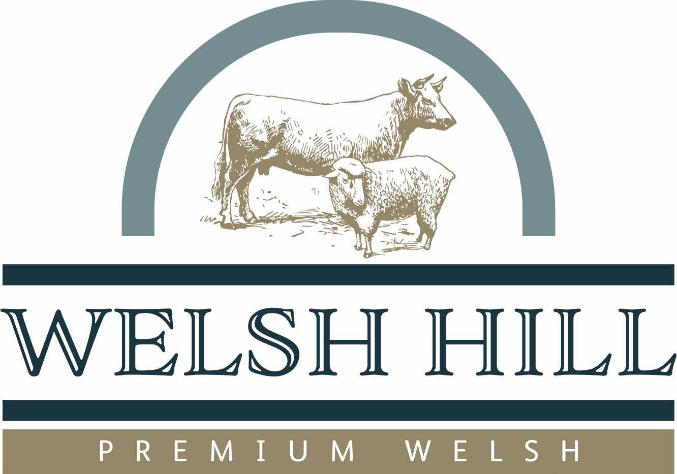 Welsh Hill lamb logo.